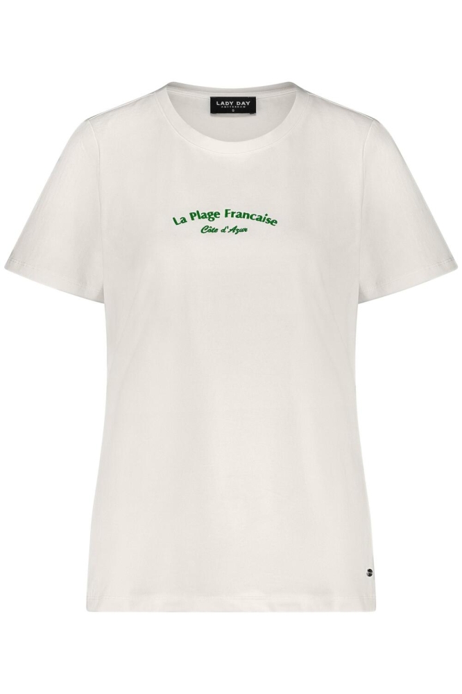 FRANCA T SHIRT L21 505 2538 OFF WHITE